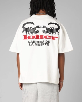 Loiter Bullrush Premium T-Shirt Off White Cozy Apparel Outdoor Trend