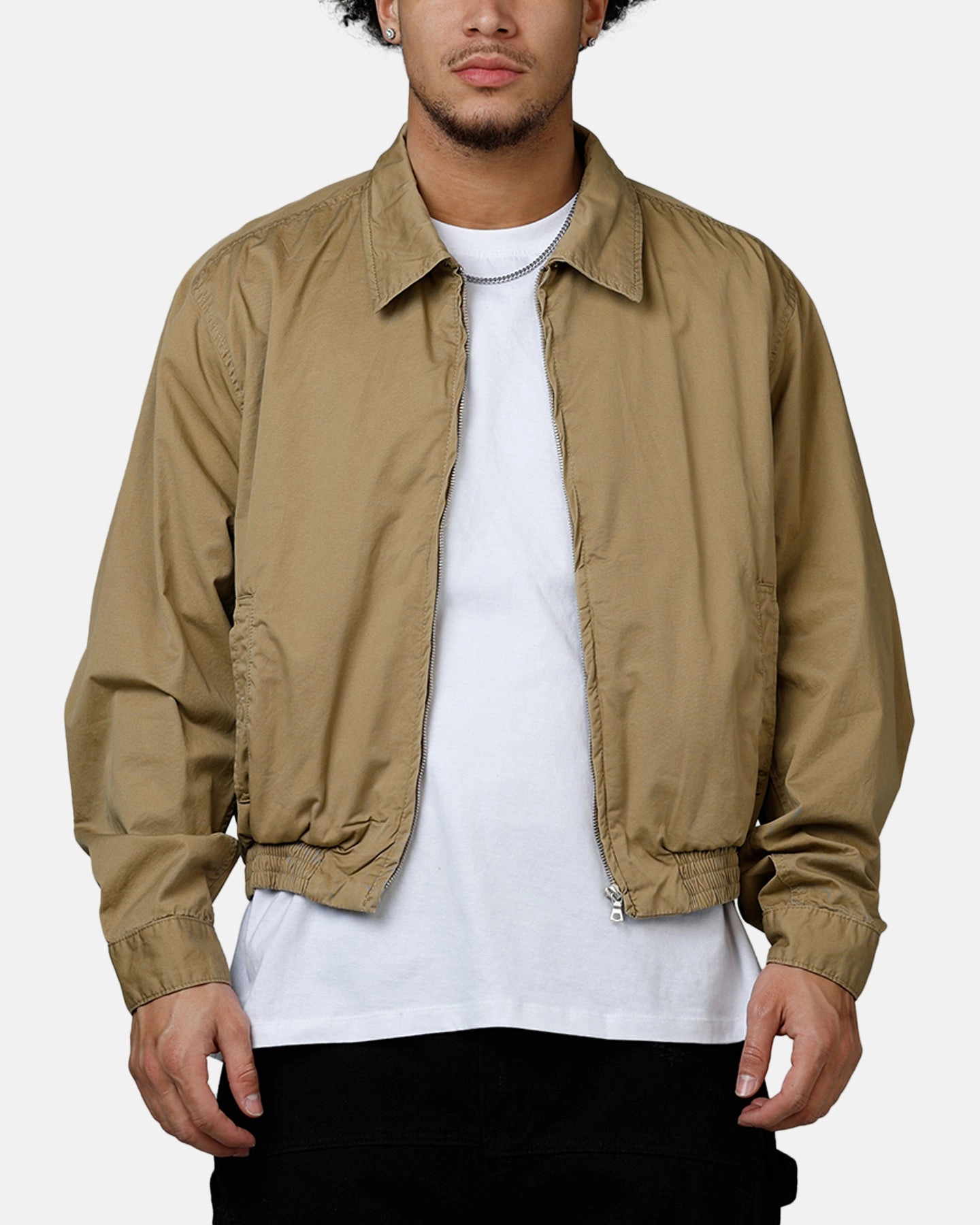 MNML Grandpa's Bomber Jacket Tan Outdoor Adventure