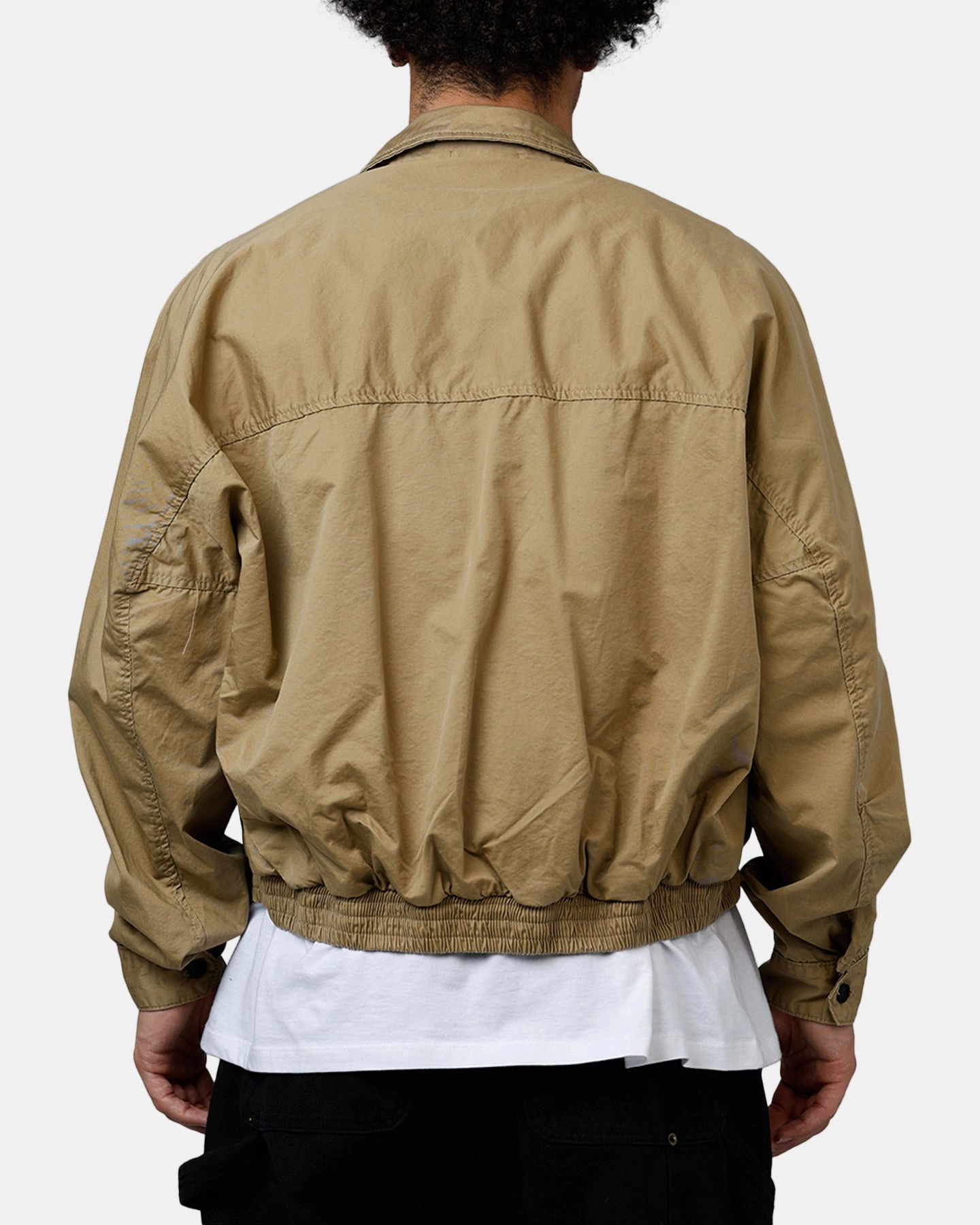 Fall Friendly Stylish MNML Grandpa's Bomber Jacket Tan