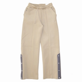 Women's Air Jordan New Classics Capsule Snap Pants 'Khaki' Fashion Forward