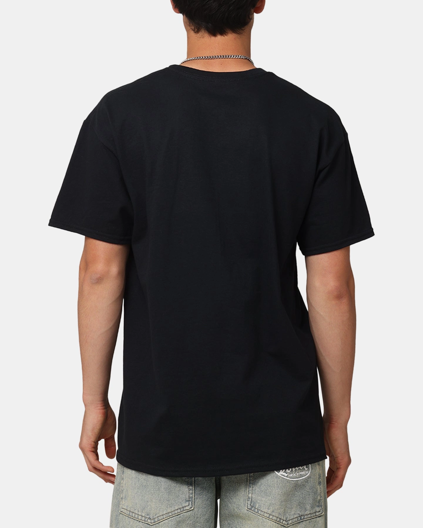 Geometric Pattern Ice Nine Kills Silence Mask T-Shirt Black