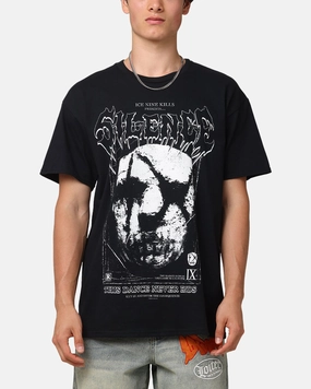 Ice Nine Kills Silence Mask T-Shirt Black SeamlessConstruction Functional Side Gussets