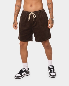 RecycledPolyester school wear XXIII Riven Cord Shorts Tan