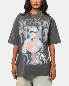 Layered Wear Relaxed Vibes Culture Kings X WWE John Cena Heavyweight T-Shirt Black Wash