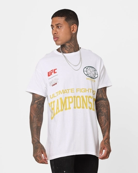 harmonious UFC By Goat Crew 30th Anniversary Vintage T-Shirt White