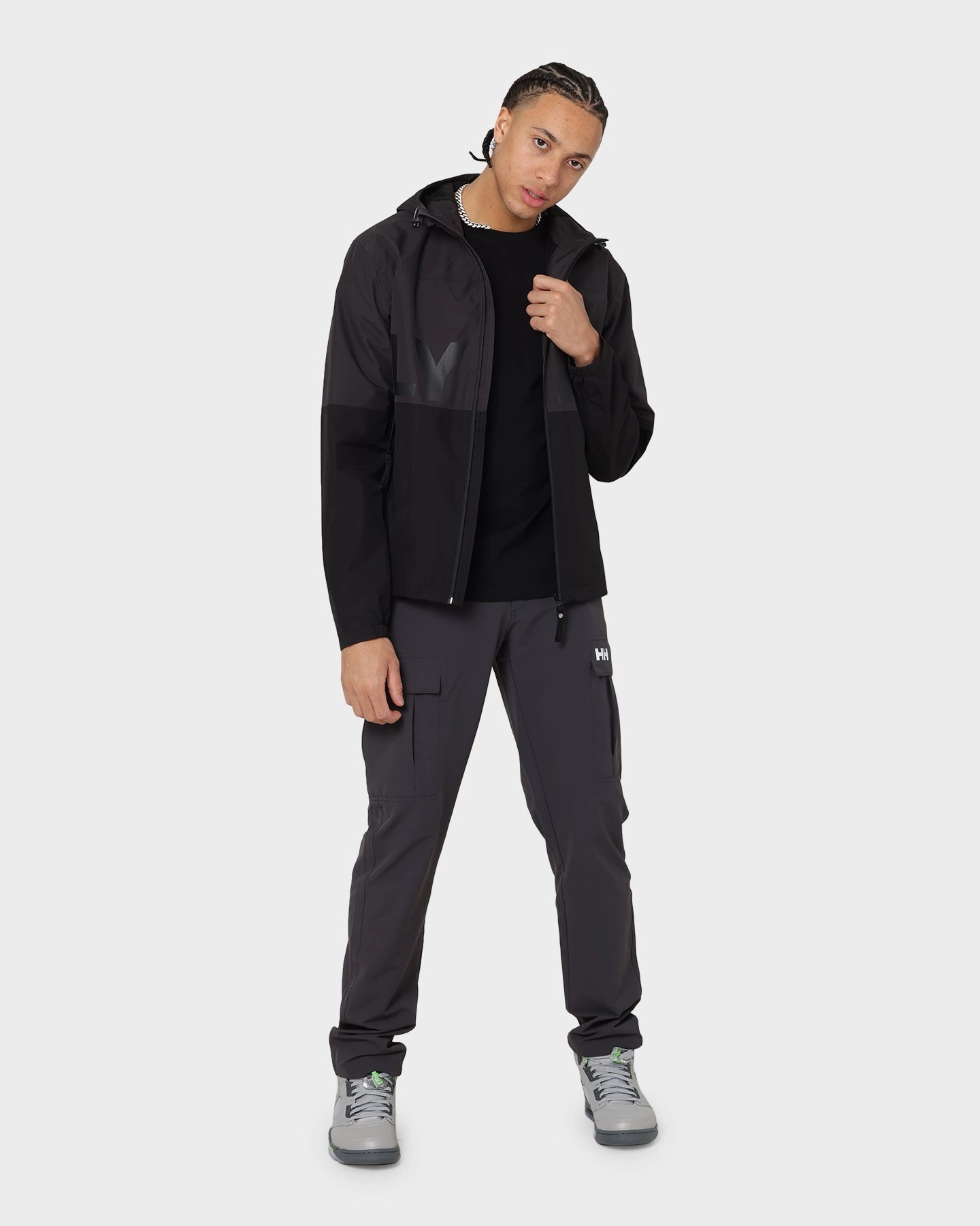 Bonded Zippers Helly Hansen Amaze Jacket Black