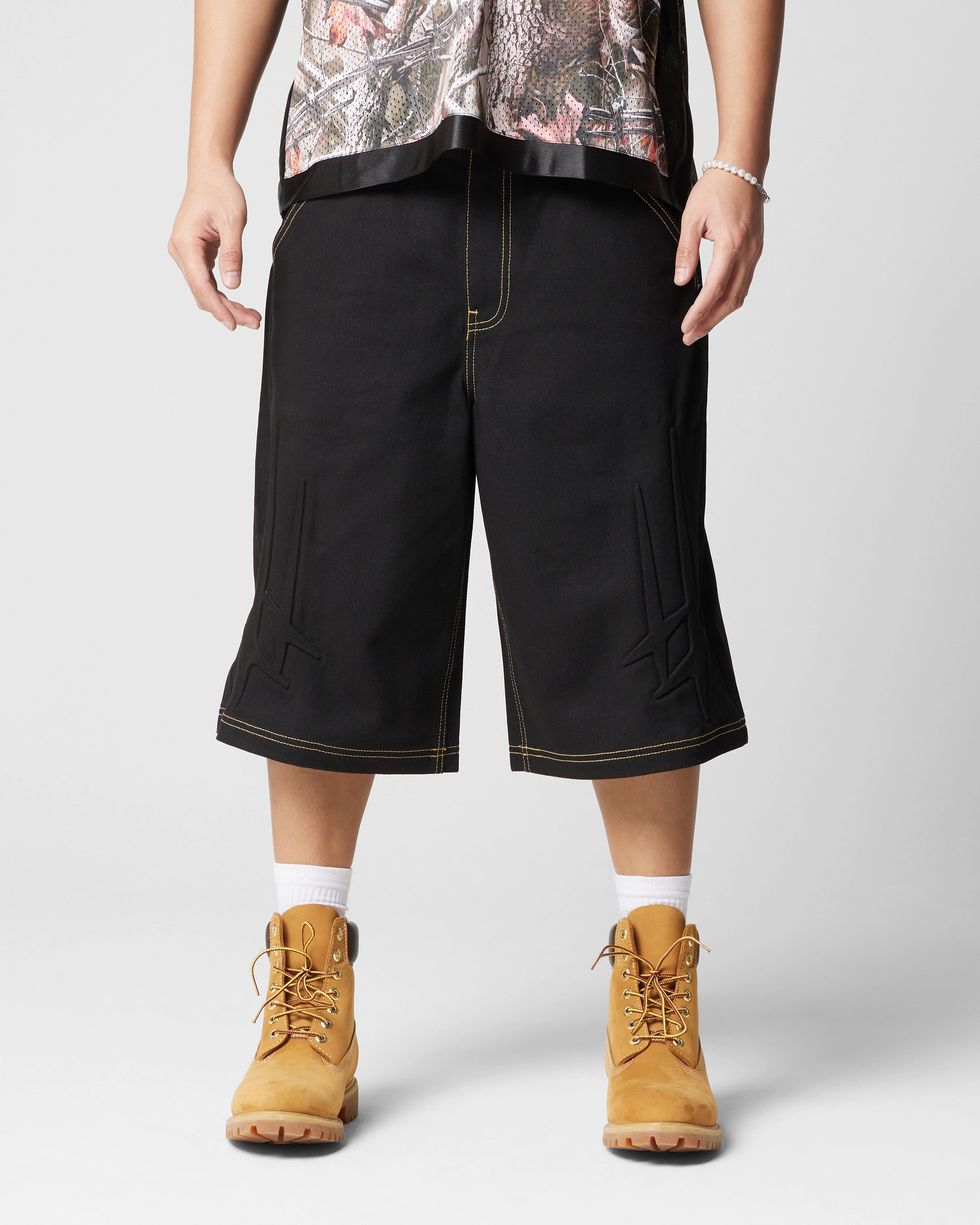 polo shirt Loiter Star Child Jorts Black