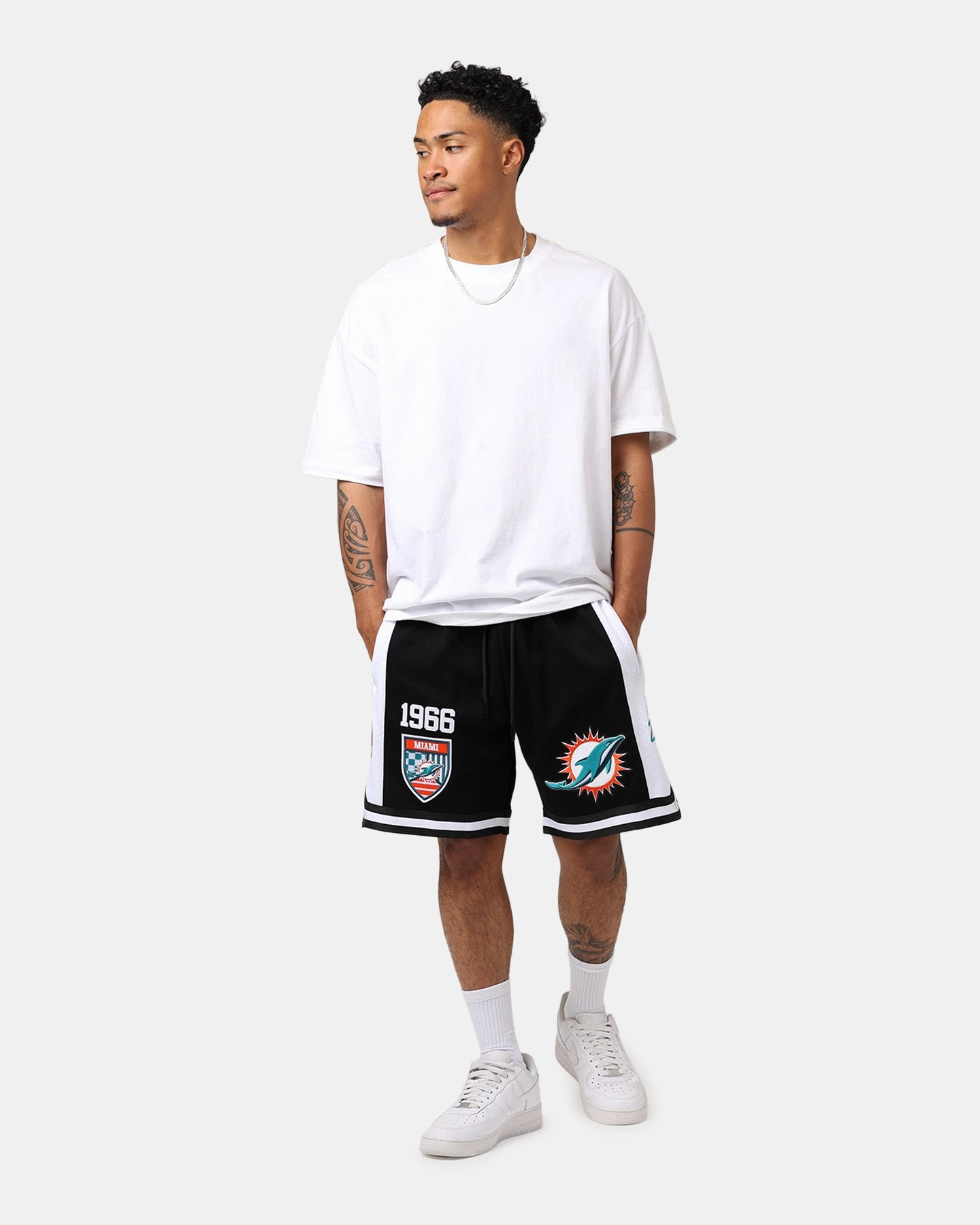 Anti Slip Waist Grip Pro Standard Miami Dolphins Fast Lane Dark 2.0 Shorts Black
