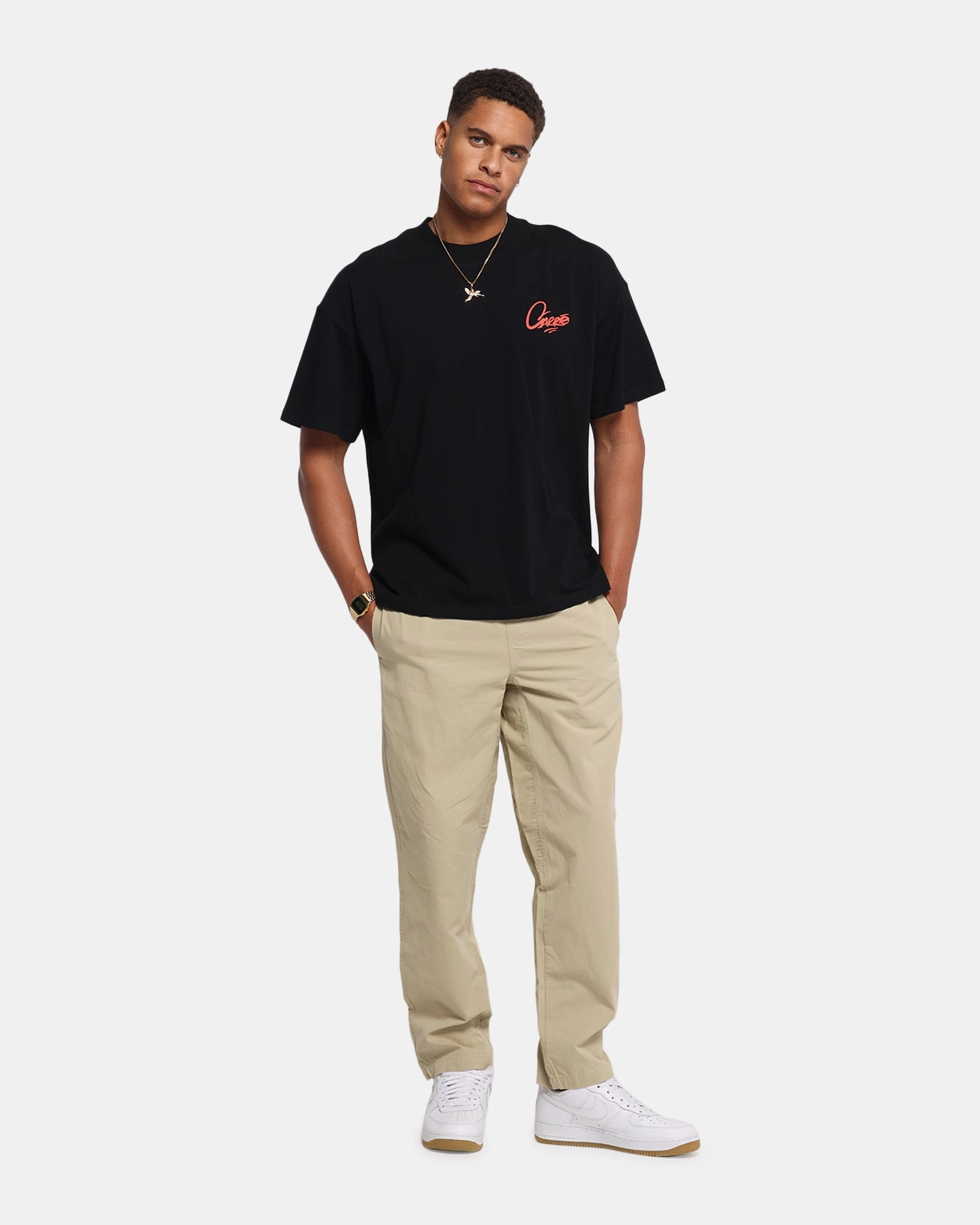 S Double Trial Pant Sand Laser Cut Perforations Versatile use