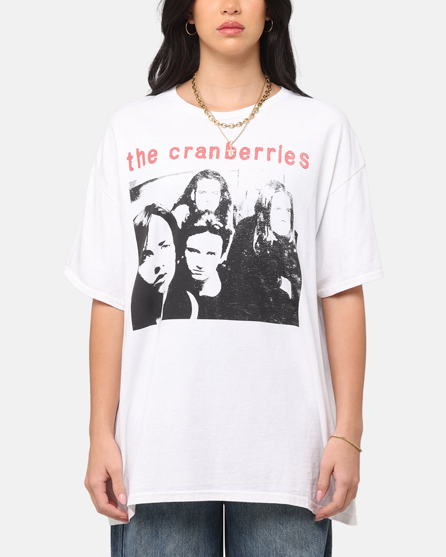 UV protected Light and Breezy The Cranberries Band Vintage T-Shirt White Vintage