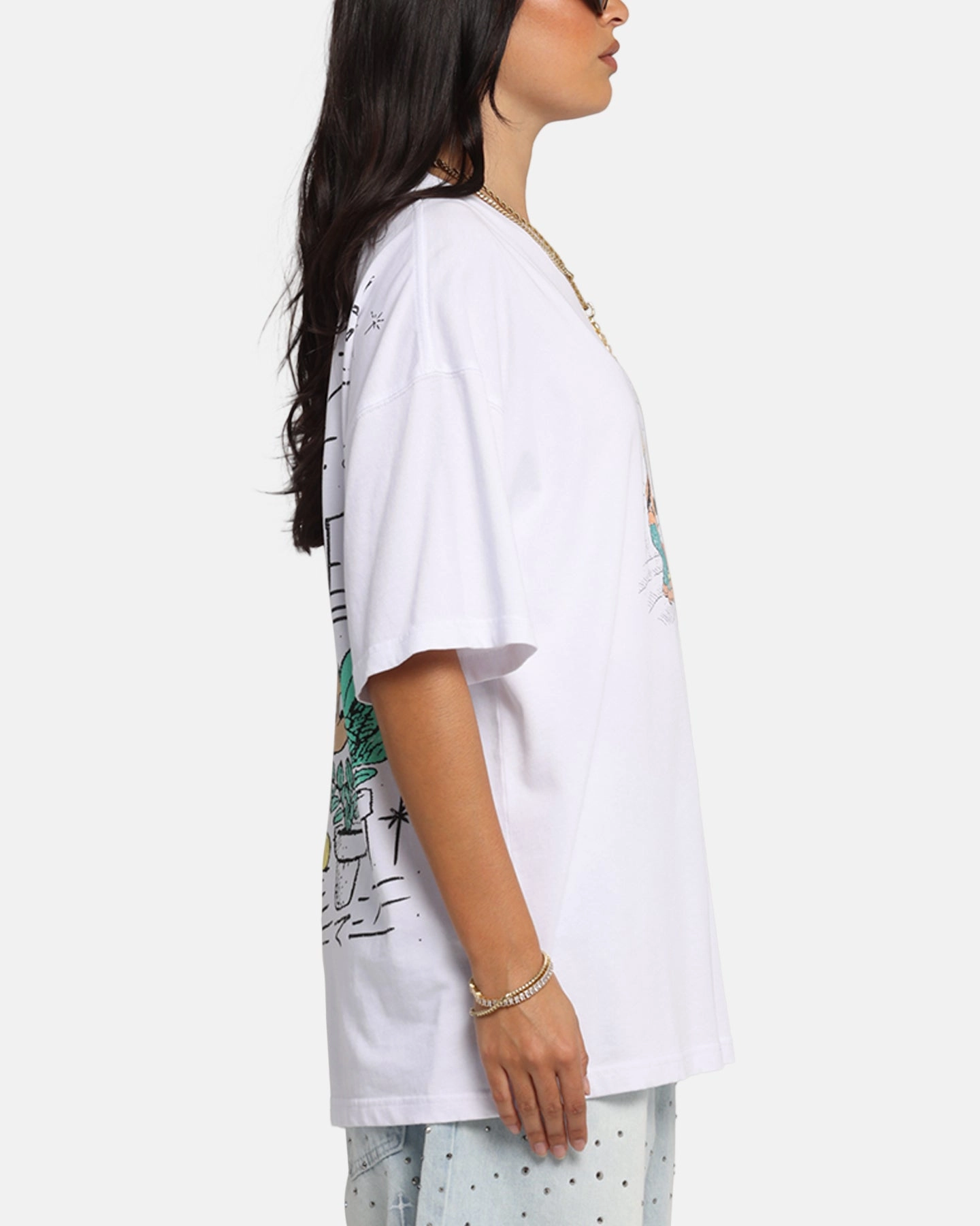 American Thrift Disney Best Friend's T-Shirt White Comfy Touch