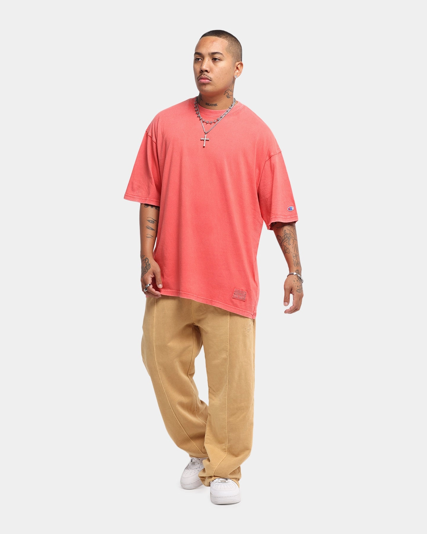 Champion Jersey TC Riggins T-Shirt Red Set In Sleeve