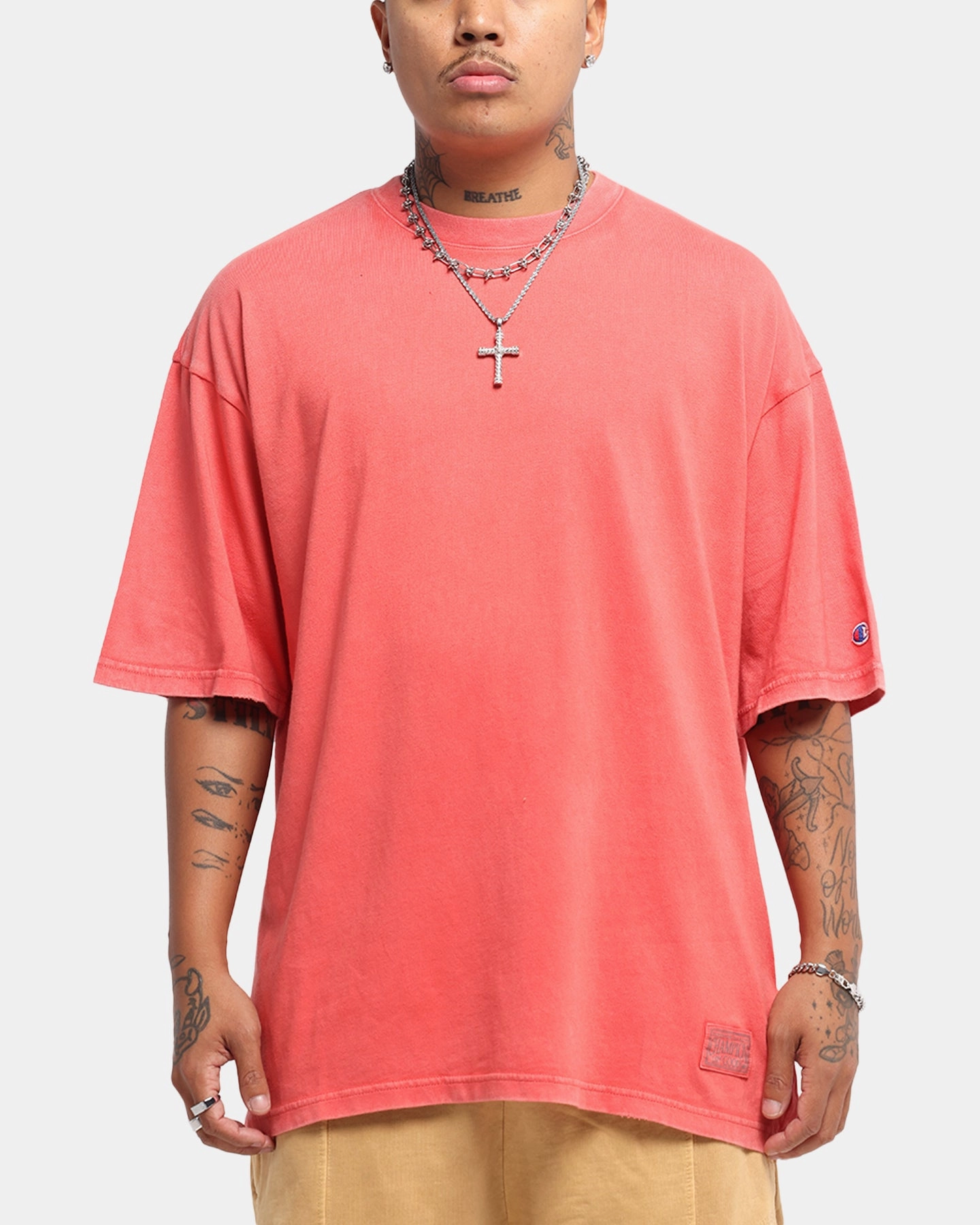 Champion Jersey TC Riggins T-Shirt Red Breathable Layer HighThreadCount