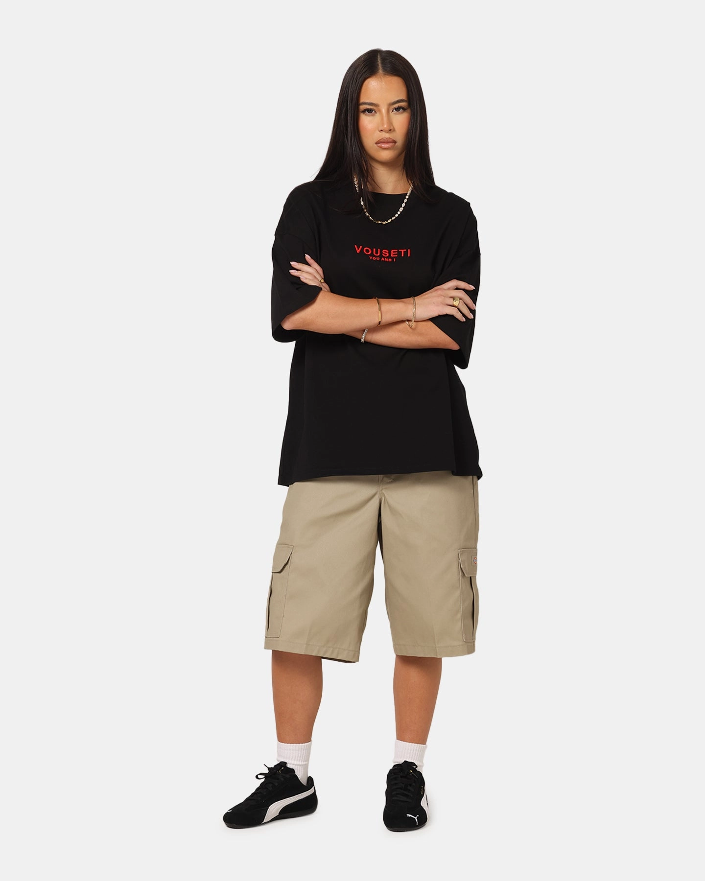 Elegant and Relaxed Vouseti Vouseti OG T-Shirt Black