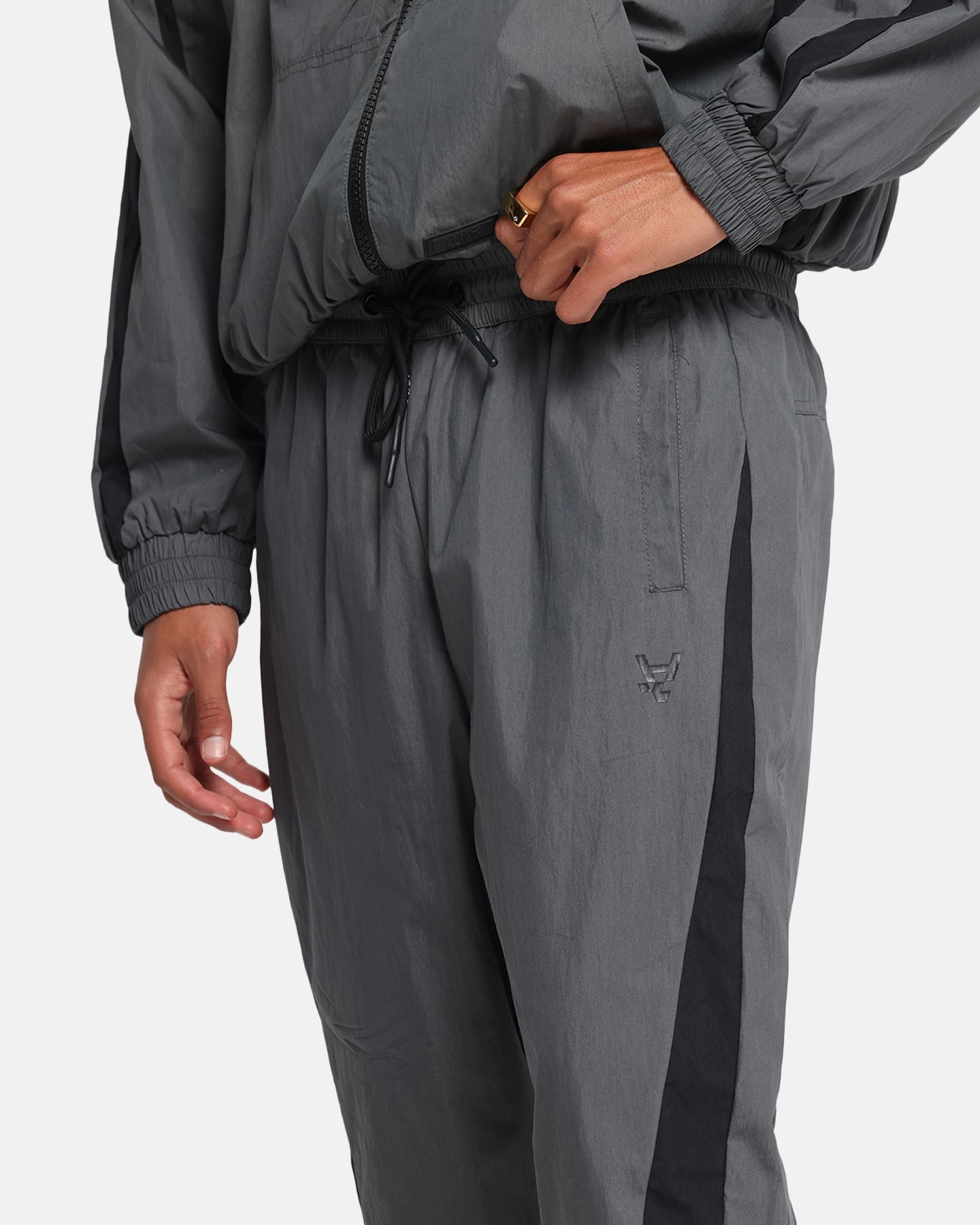 The Anti Order Acolyte Track Jogger Grey/Black Walk Friendly Anti Slip Waistband