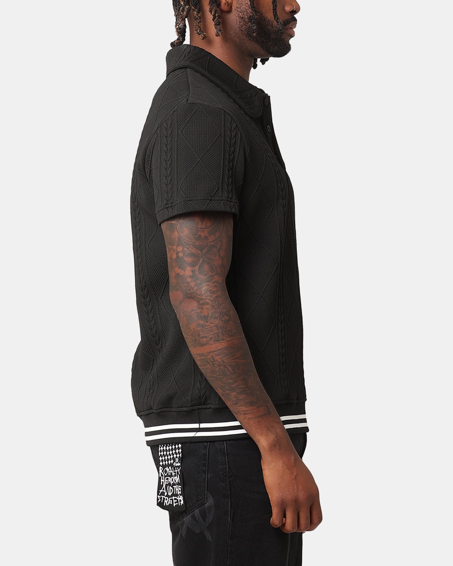 XXIII Danny Knit Polo Shirt Black Summer Staple