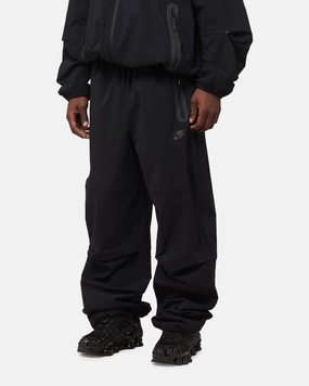 Versatile Style Comfort Flex Nike Tech Woven Oversized Pants Black/Black/Black