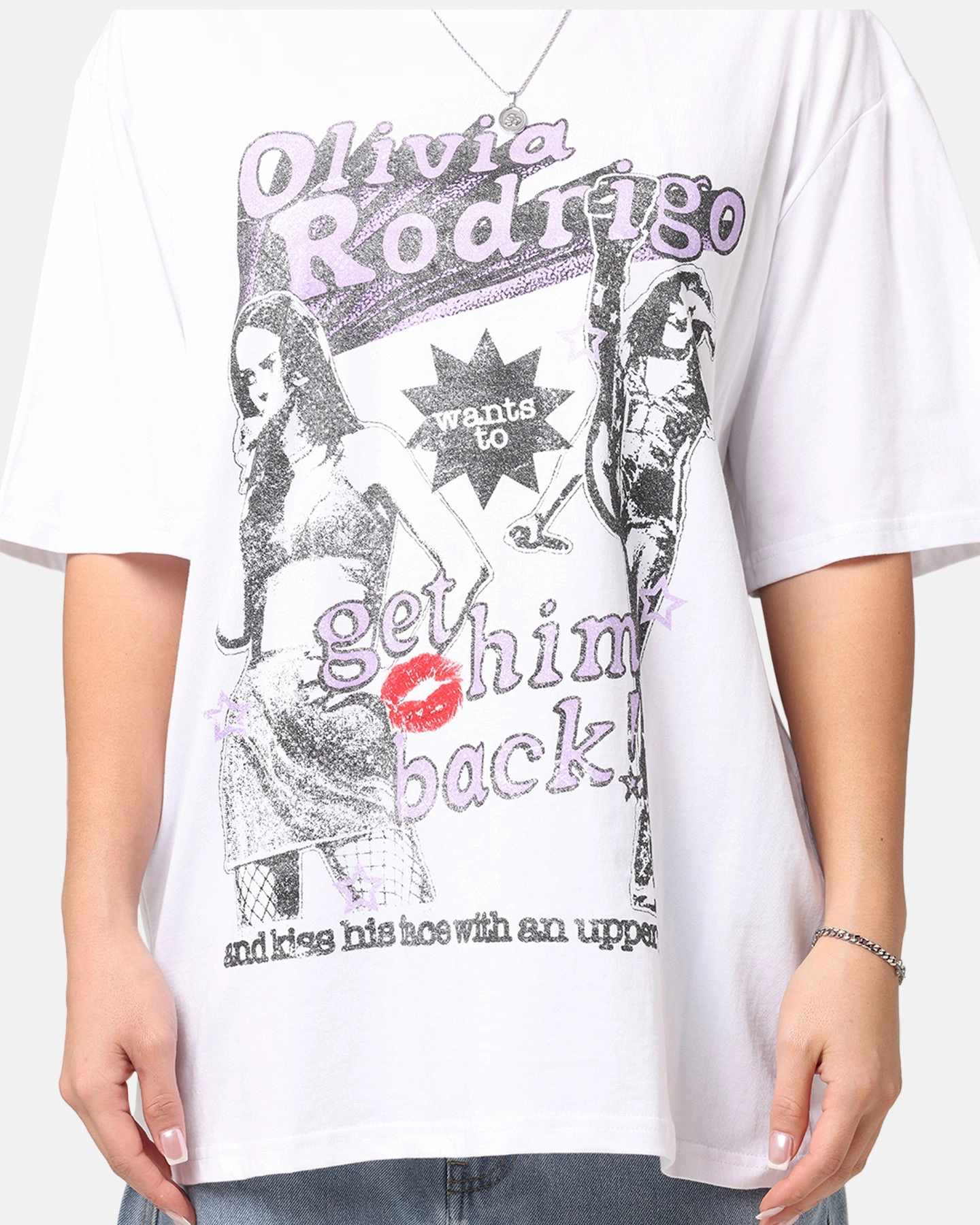 Olivia Rodrigo Spill Her Guts T-Shirt White Fashionable Layer