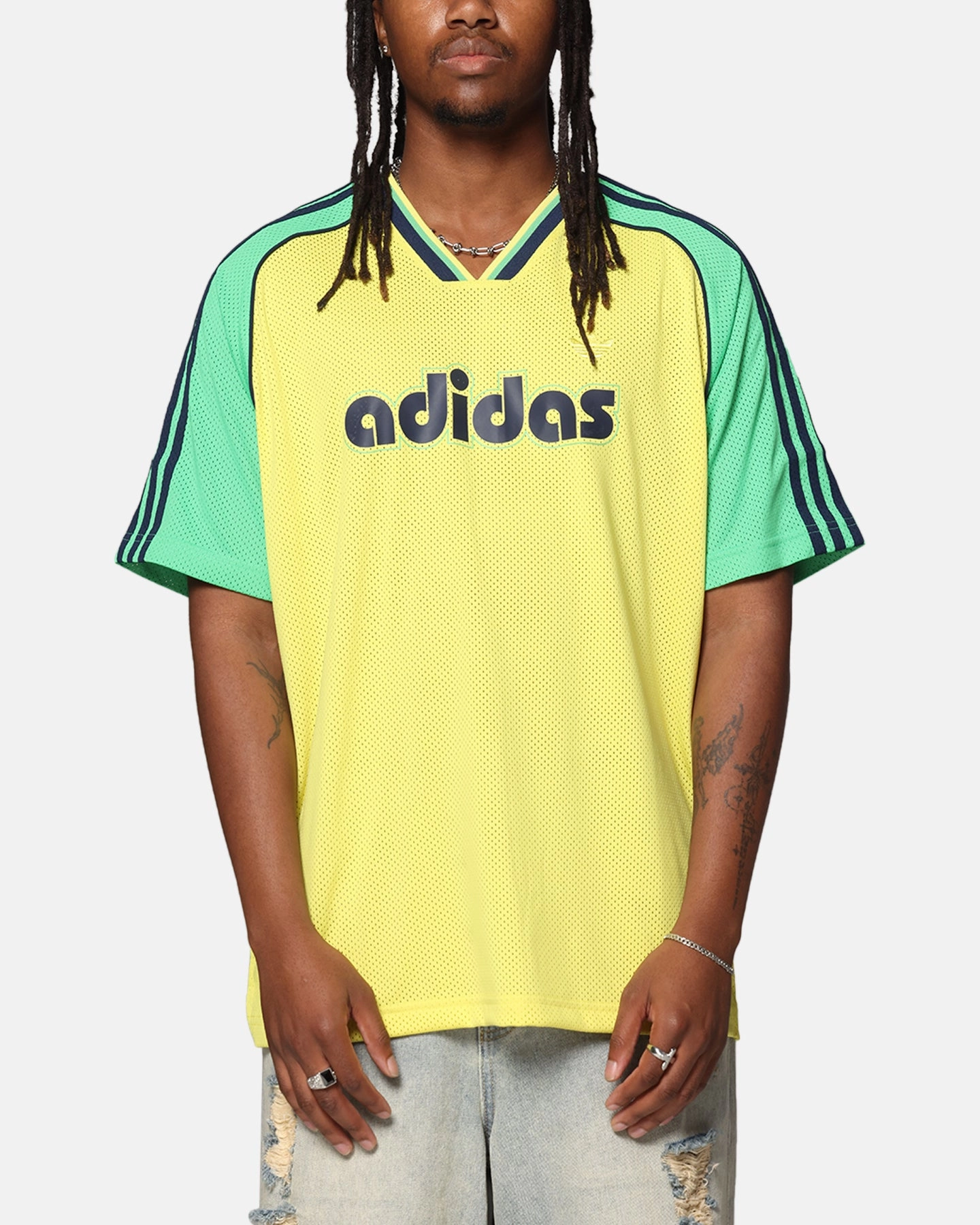 Adidas Originals Jersey Yellow Sublimation Ready Fabric