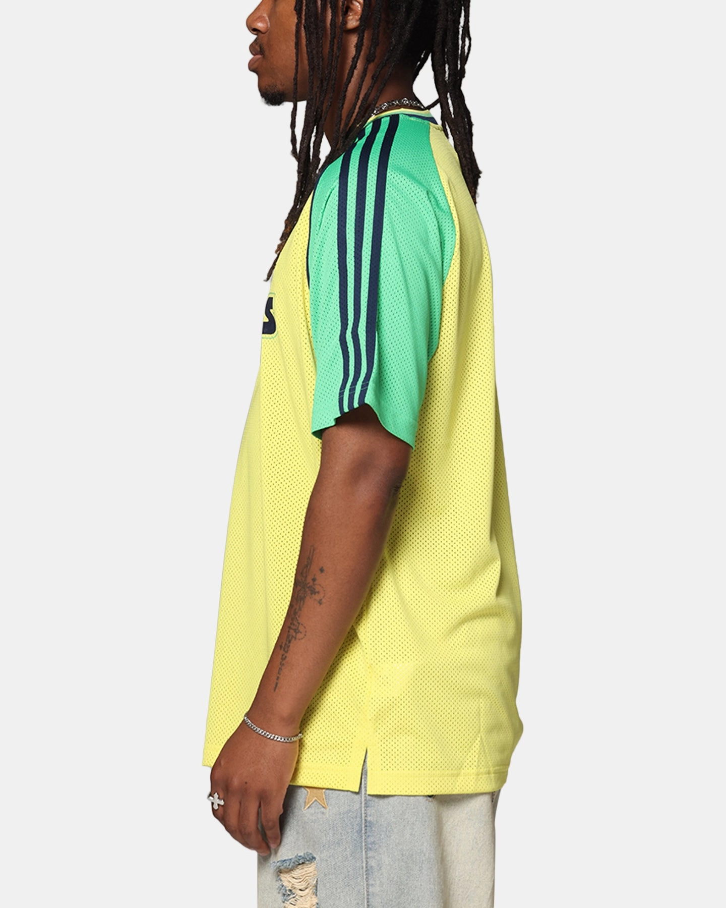 Soft Touch Material Dynamic Fit Technology Adidas Originals Jersey Yellow
