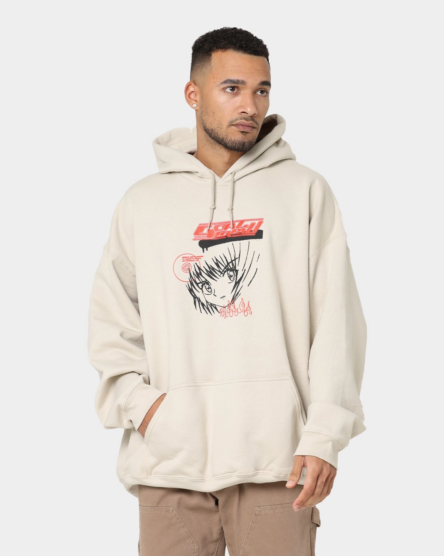 Goat Crew Sapporo Hoodie Sand Fedora Handmade