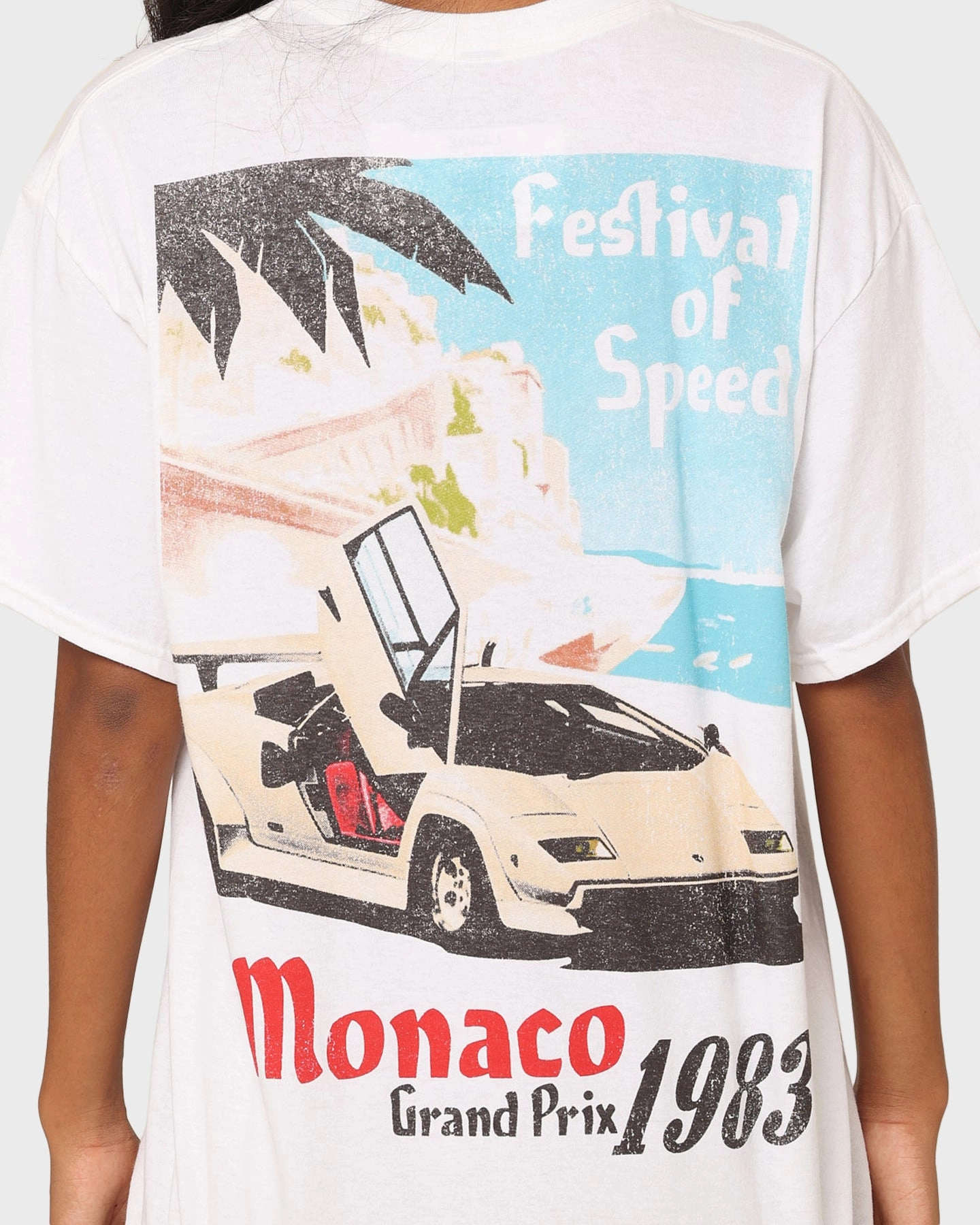 Goat Crew Monaco 1983 T-Shirt White Cool Style