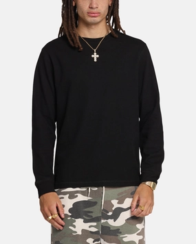 XXIII Thermal Long Sleeve T-Shirt Black Easygoing Design Essential Wardrobe