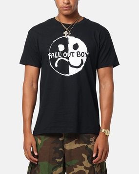 Versatile Trend UV protection layer Fall Out Boy Ying Yang T-Shirt Black