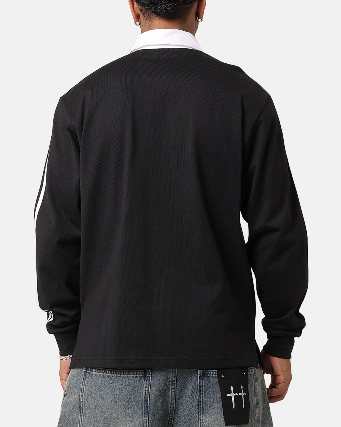 Business Travel Adidas Rugby Polo Shirt Black