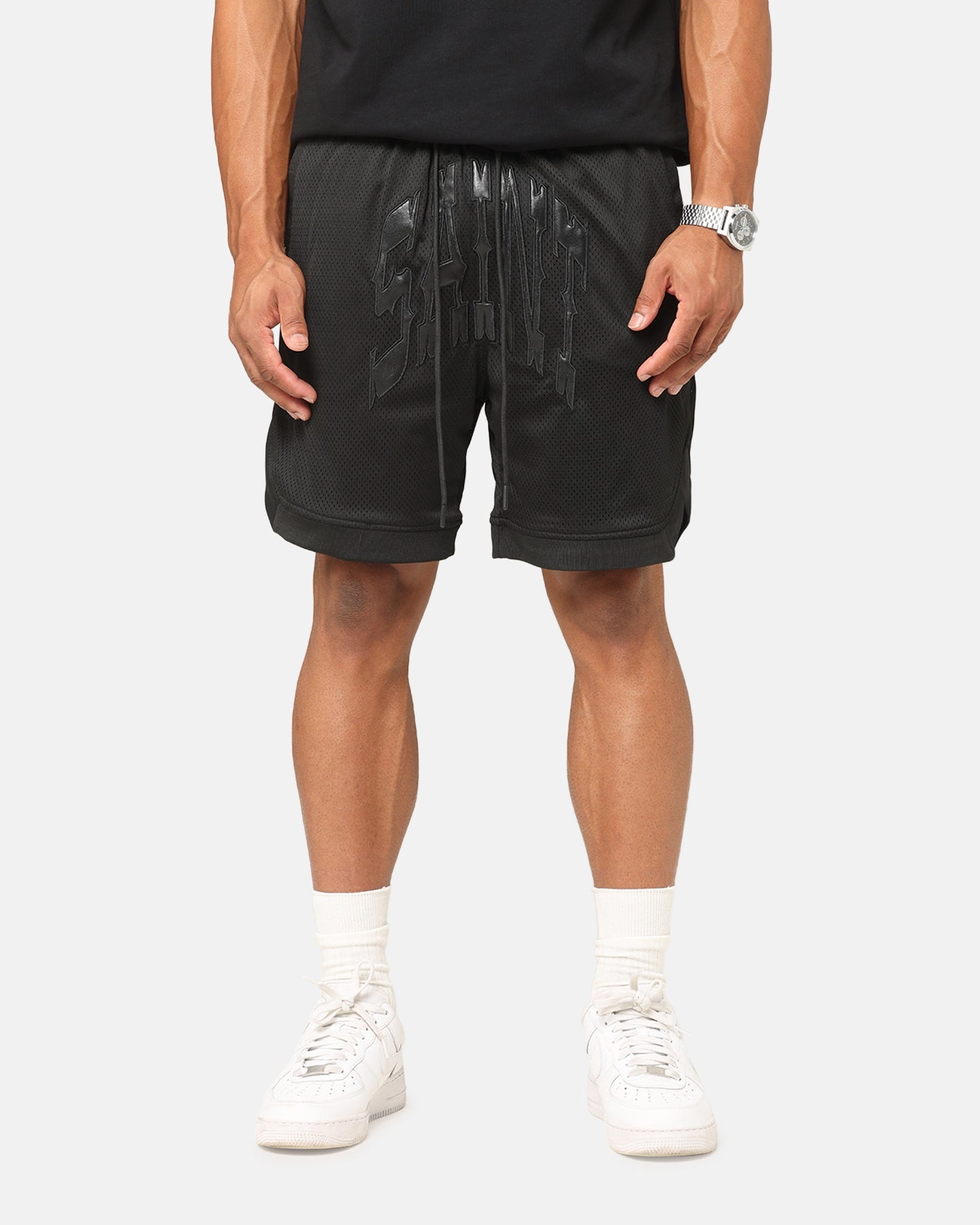 Stain Repellent Treatment Saint Morta Outlaw Basketball Shorts Black