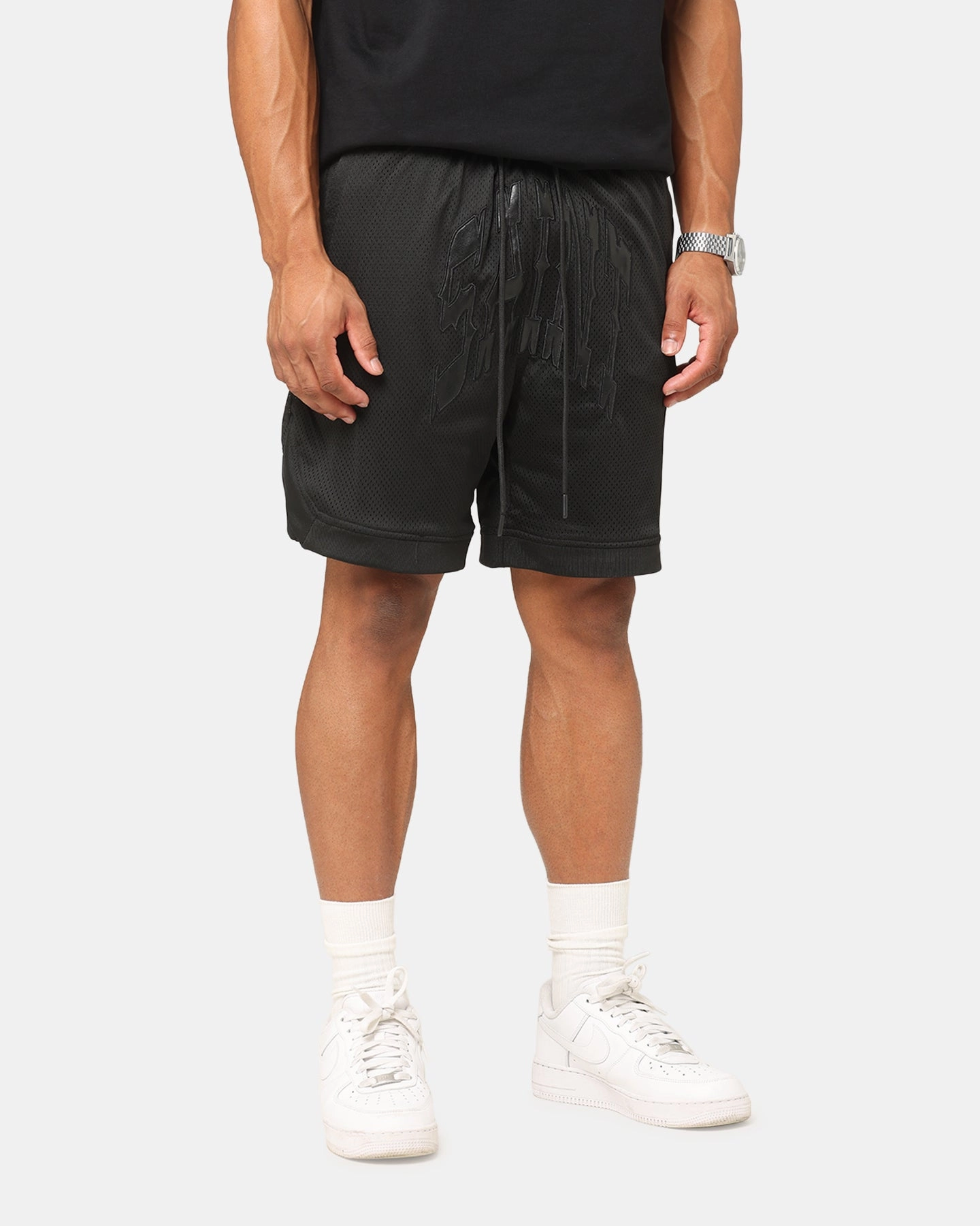 Saint Morta Outlaw Basketball Shorts Black Trendy Fashion service industry