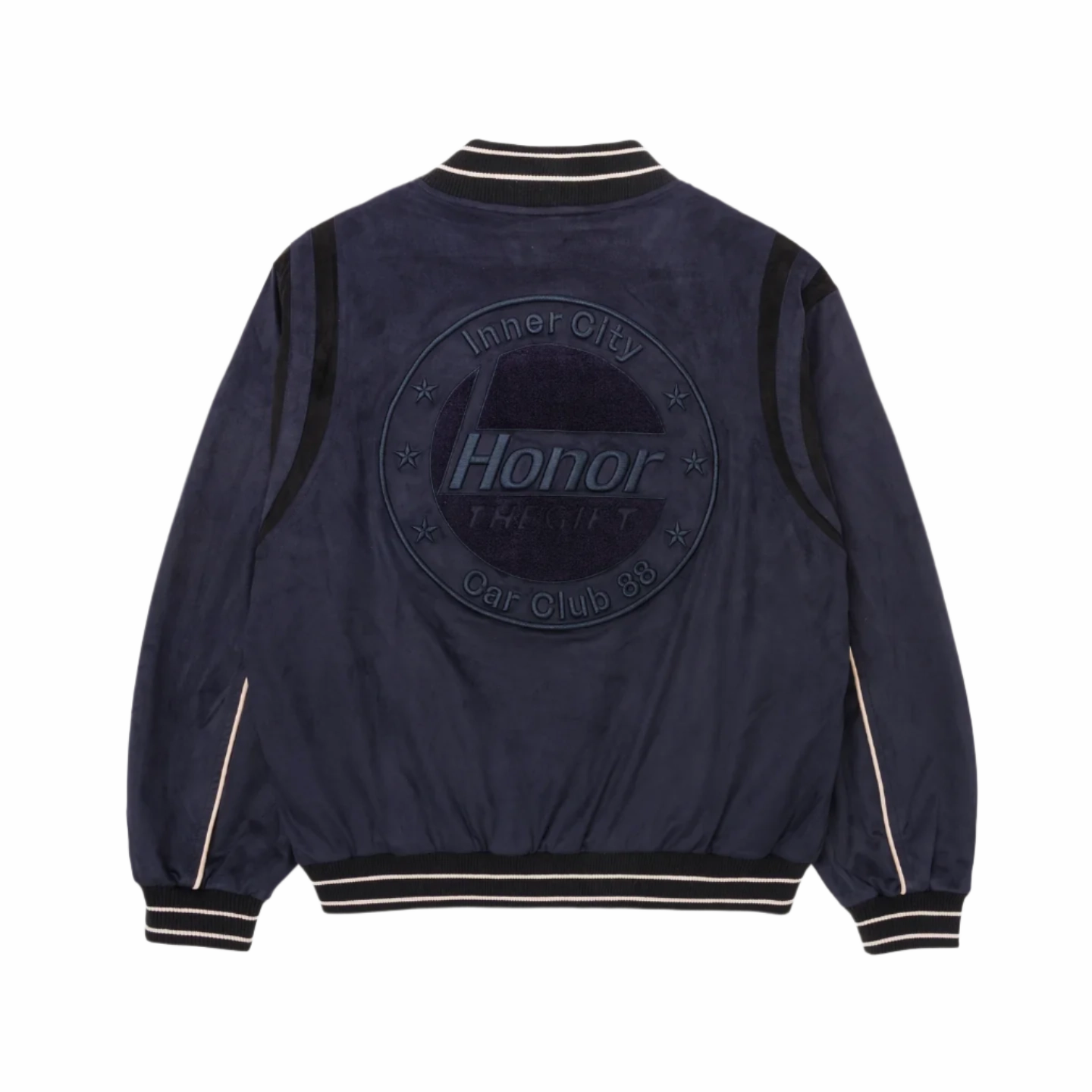 Honor The Gift Oil Head Varsity 'Navy' High Collar Style Everyday Fit Style