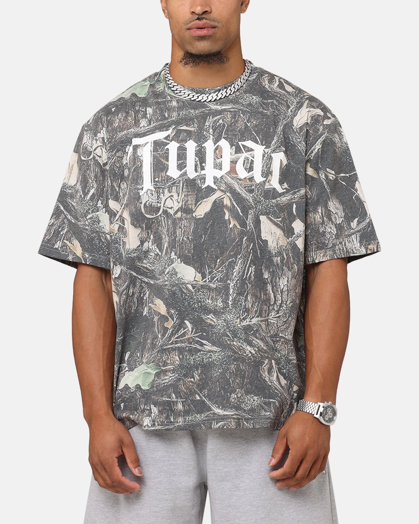 Minimalist Wear Active Fashion Tupac Realtree T-Shirt Camo