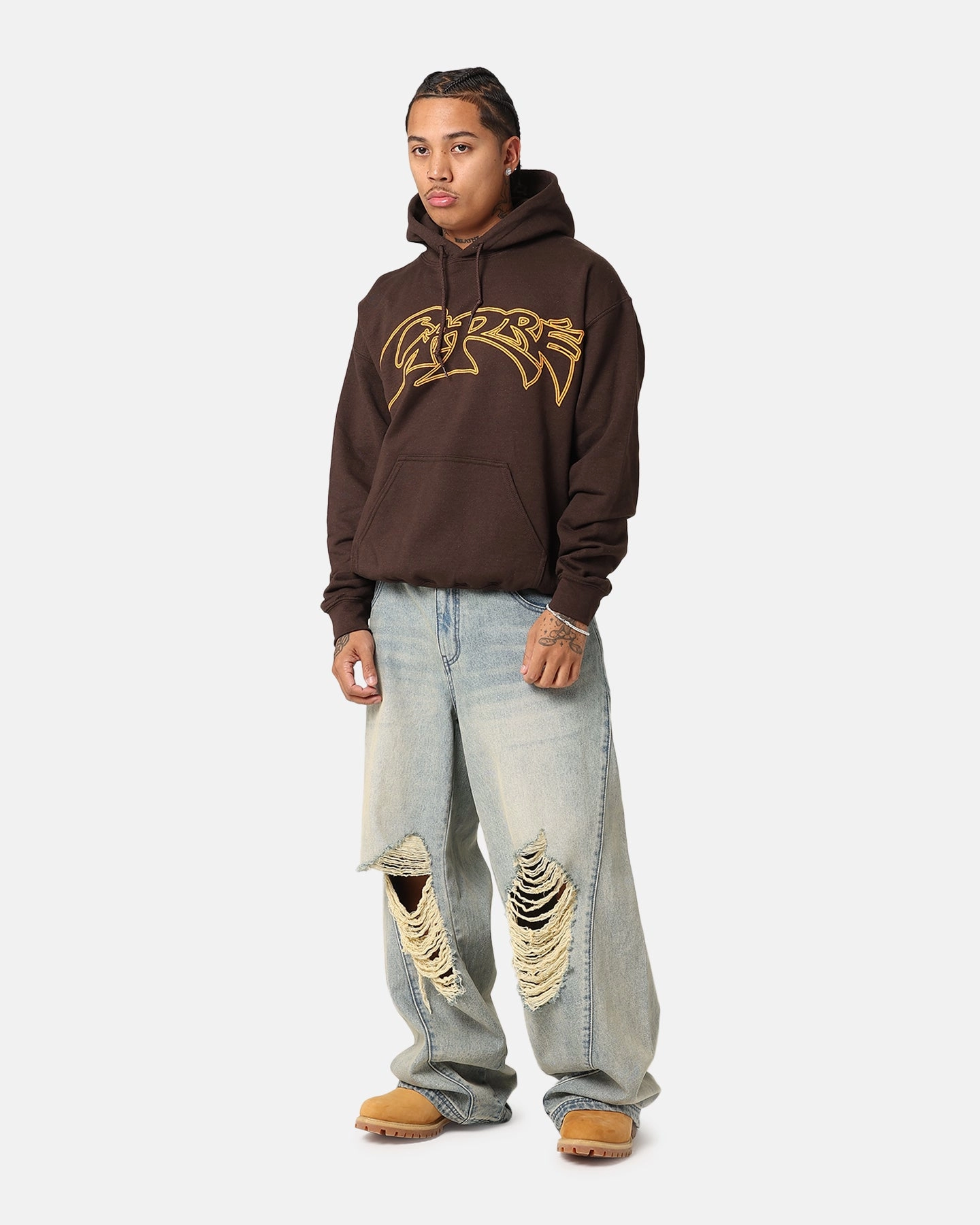 Carre Rev 24 Hoodie Brown Tagless Collar