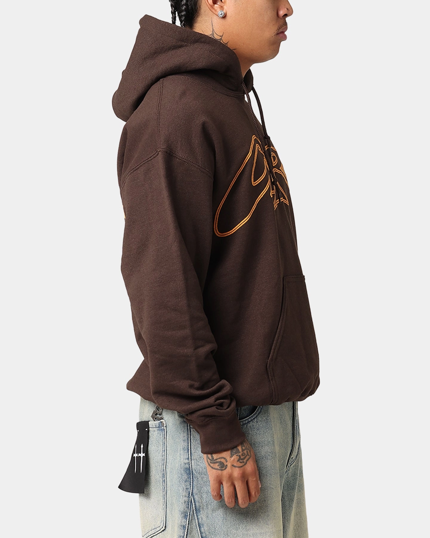 Carre Rev 24 Hoodie Brown Reflective Trims Comfort Improvement