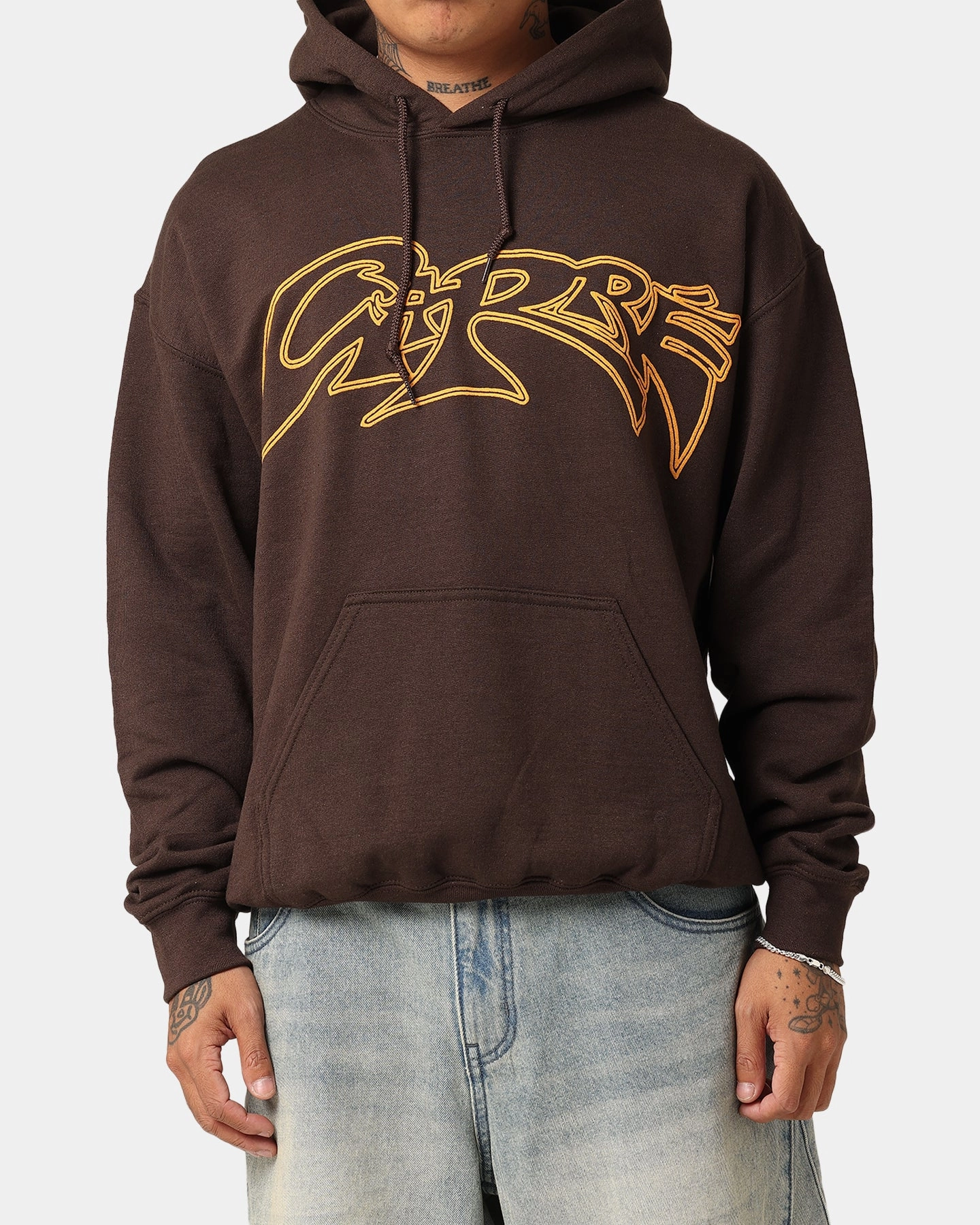 Carre Rev 24 Hoodie Brown cylindrical