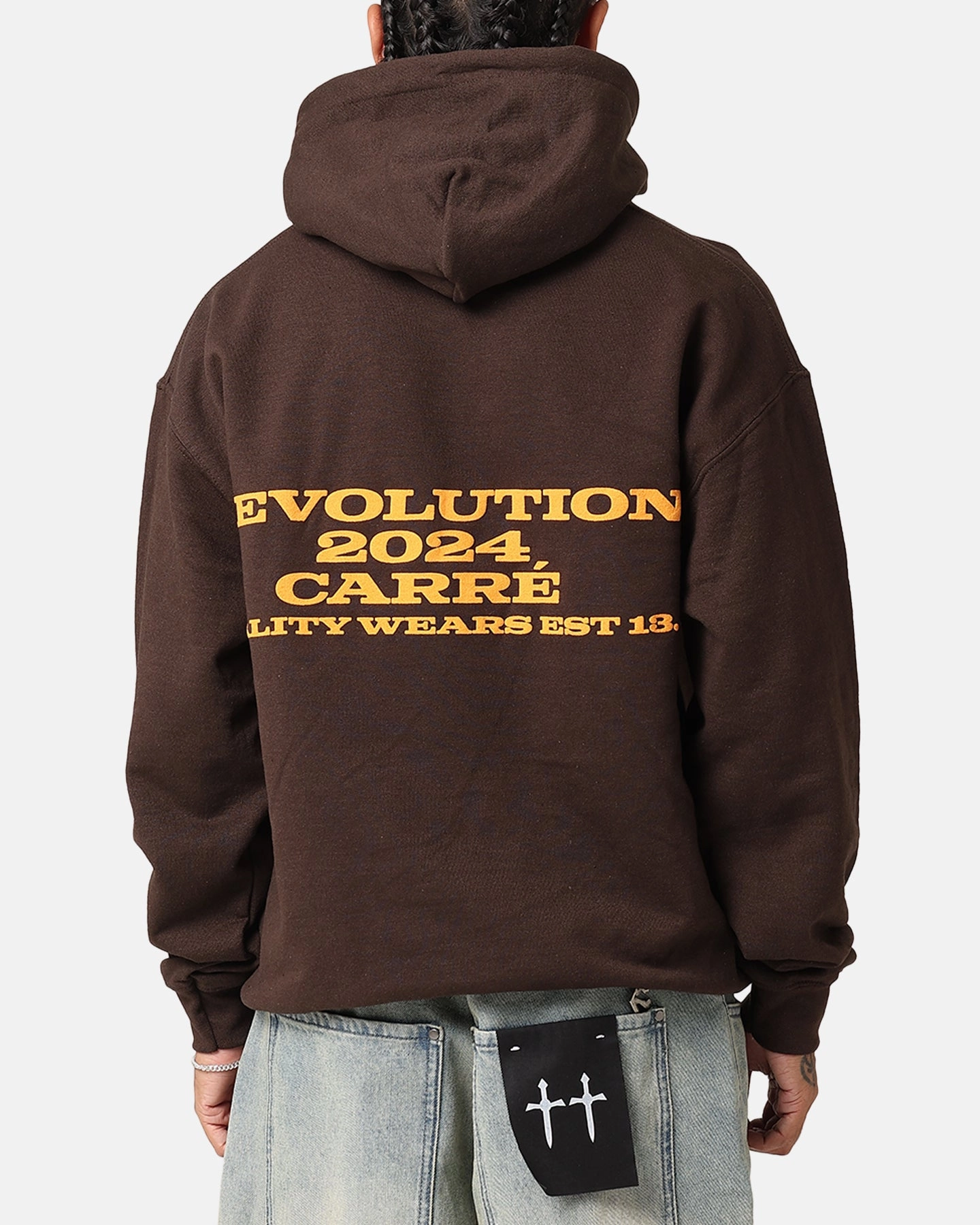 Carre Rev 24 Hoodie Brown Abrasion Resistant Surface