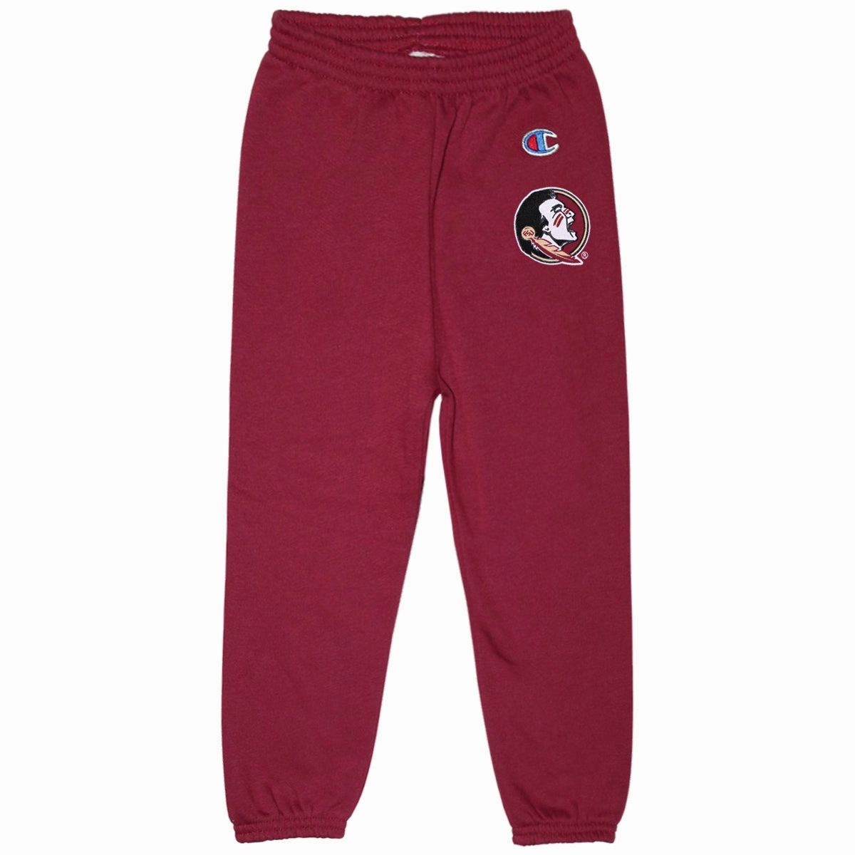 Edgy Relaxed Fit Design Champion Infant/Toddler Seminole Logo Fleece Pant - Garnet