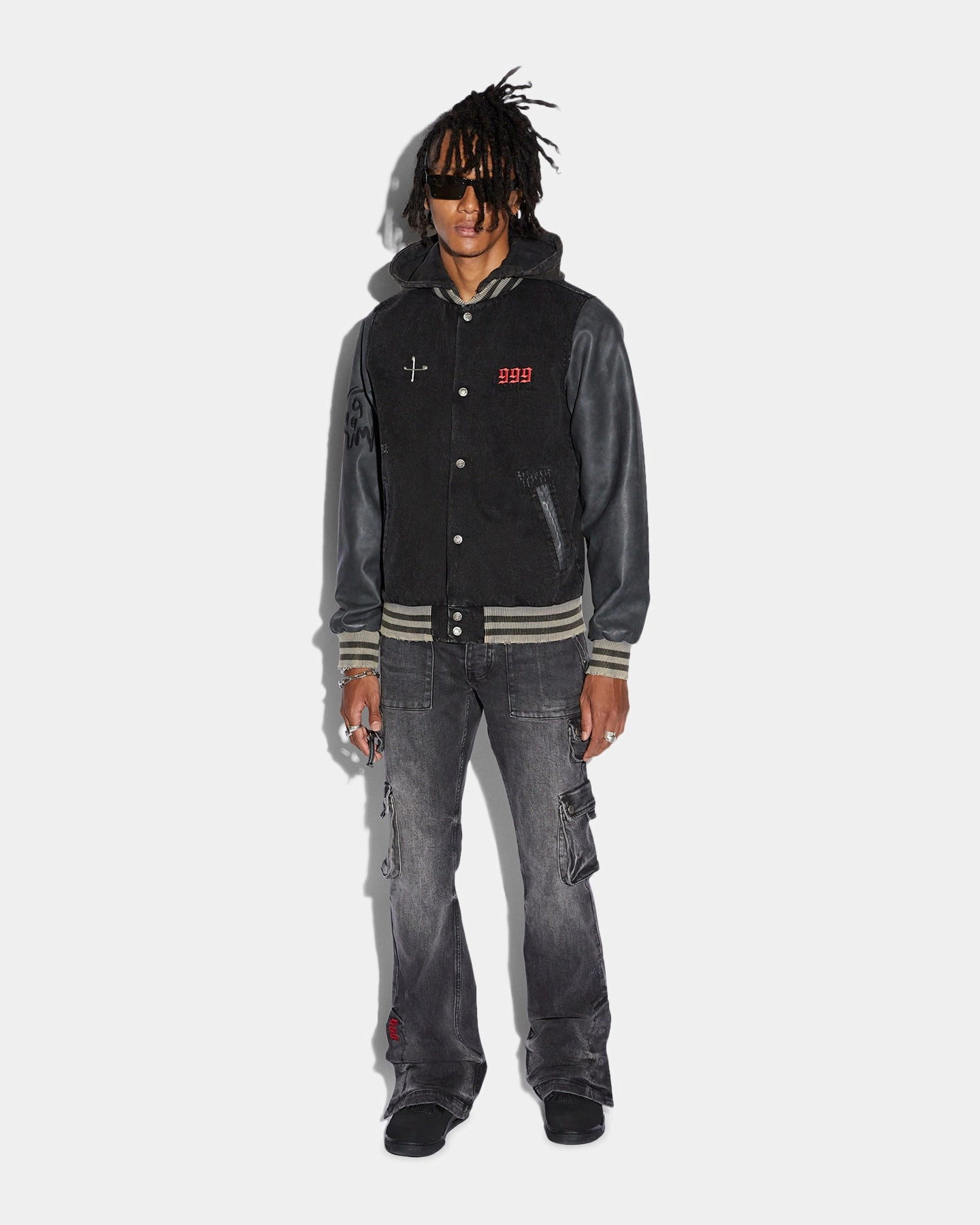 Wrinkle Resistant Ksubi X Juice Wrld 999 Kollage Jacket Black