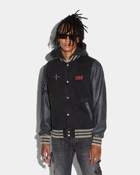 Cherish Thrive Ksubi X Juice Wrld 999 Kollage Jacket Black