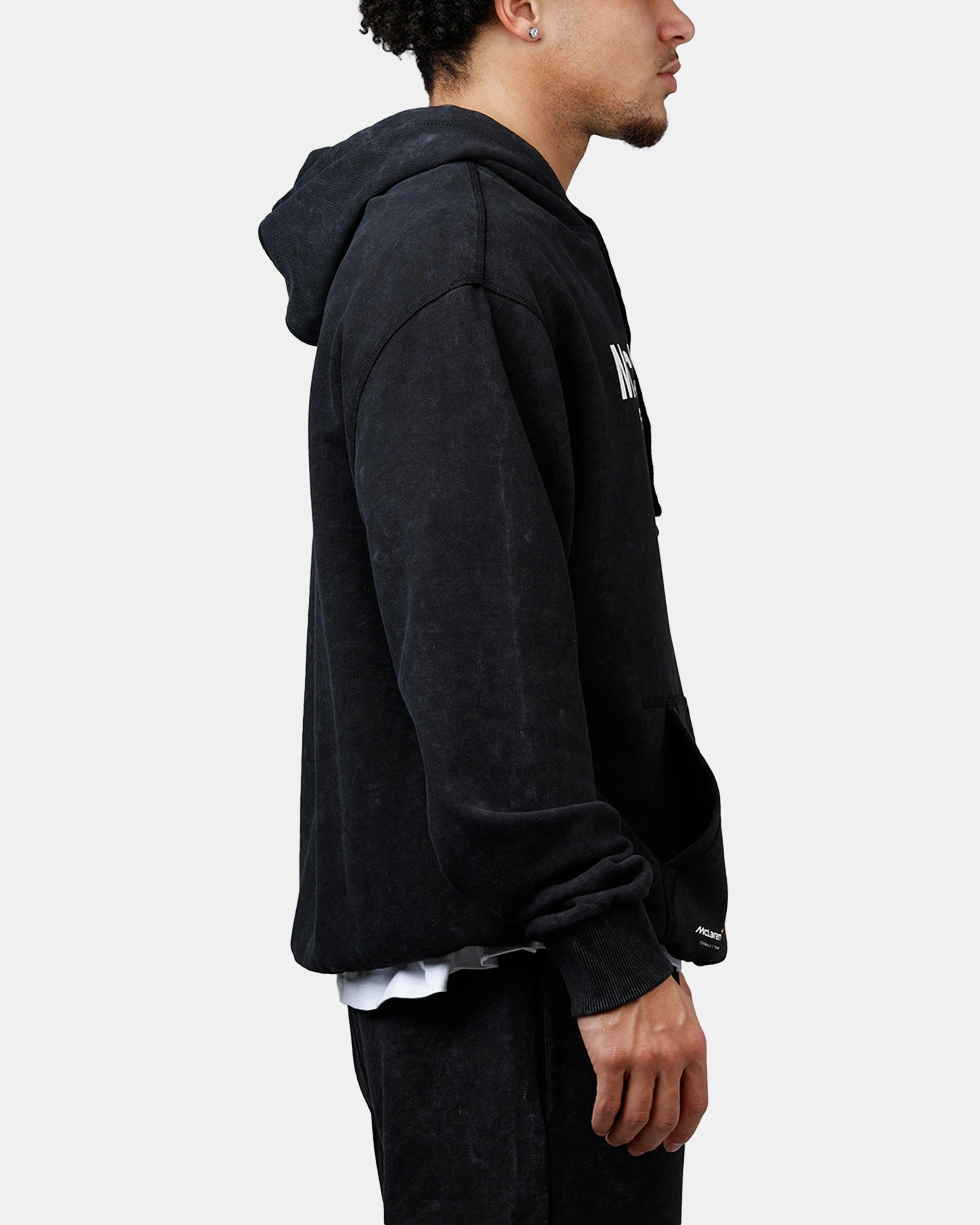 New Era X Mclaren Hoodie Black High Neck Show