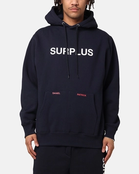 Easy Care Breathable Technology Daniel Patrick Surplus Logo Hoodie Navy/Cream/Red
