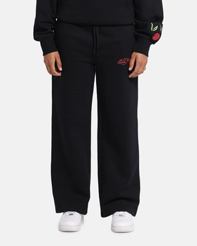 Ed Hardy Cherry Trackpants Black No Ride Up FlexibleKneePanels
