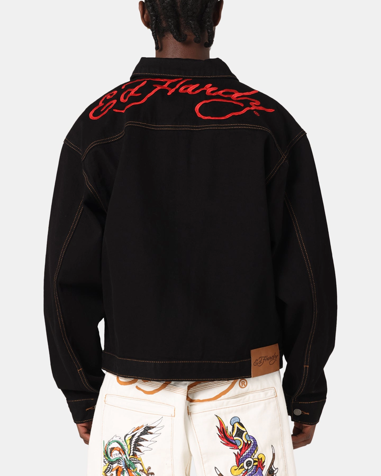 ReflectiveDetailing Create Ed Hardy Coach Denim Jacket Black