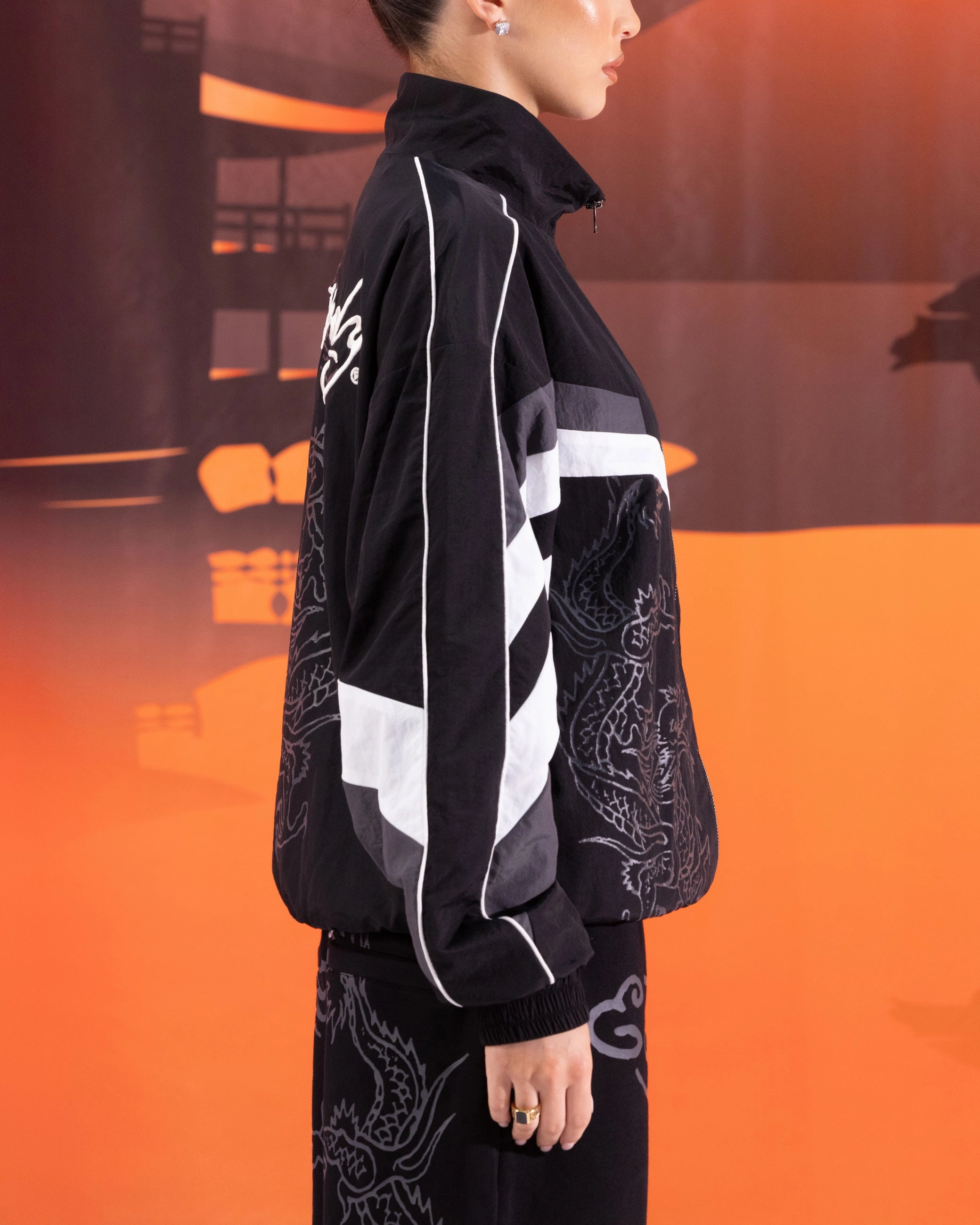 suitable for religious ceremonies Ed Hardy Dragon Track Jacket Black