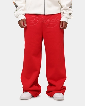 Slim Silhouette Ed Hardy Dragon Trackpants Red