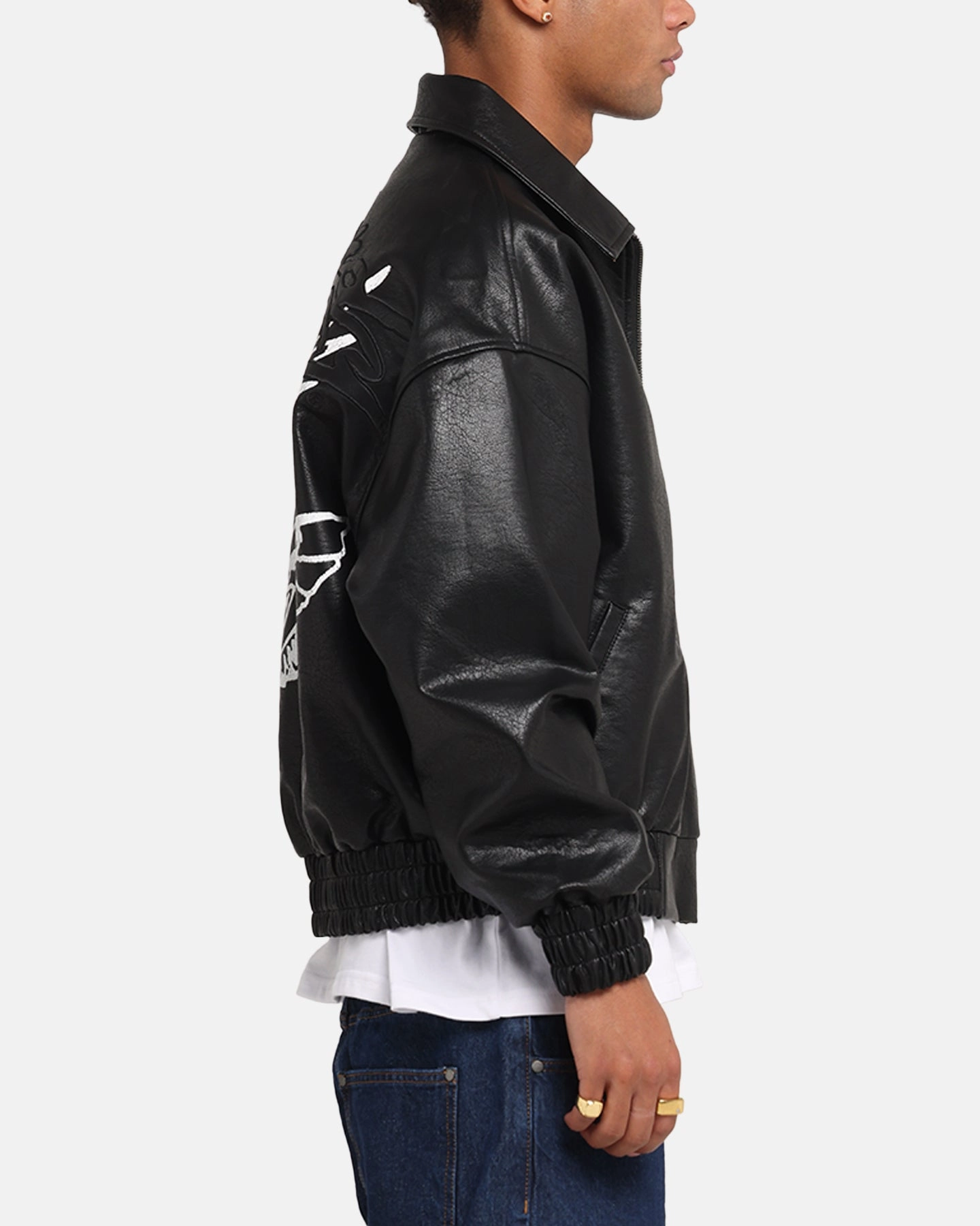 Ed Hardy Eagle Jacket Black Non Irritating Seams