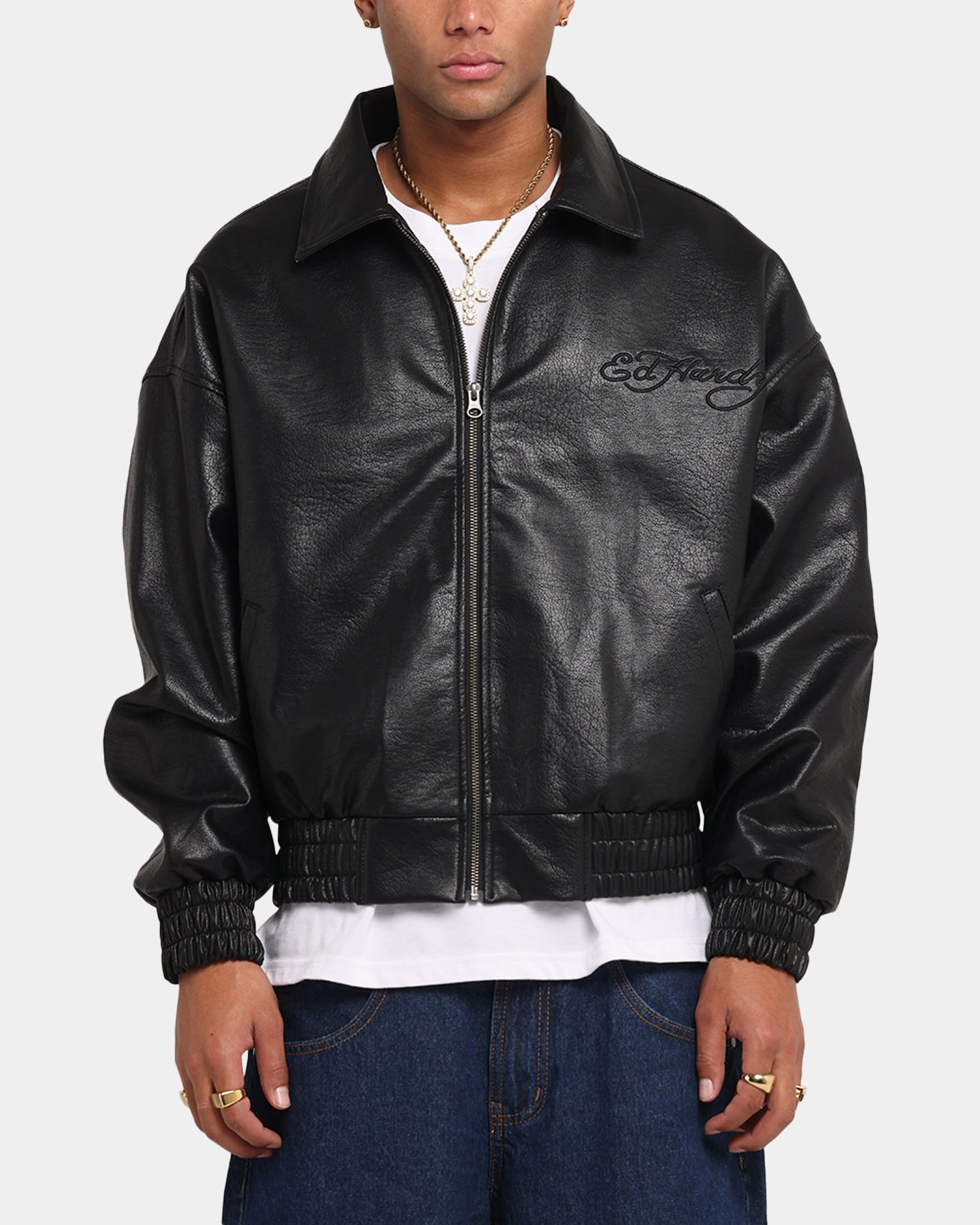 Powder Ed Hardy Eagle Jacket Black