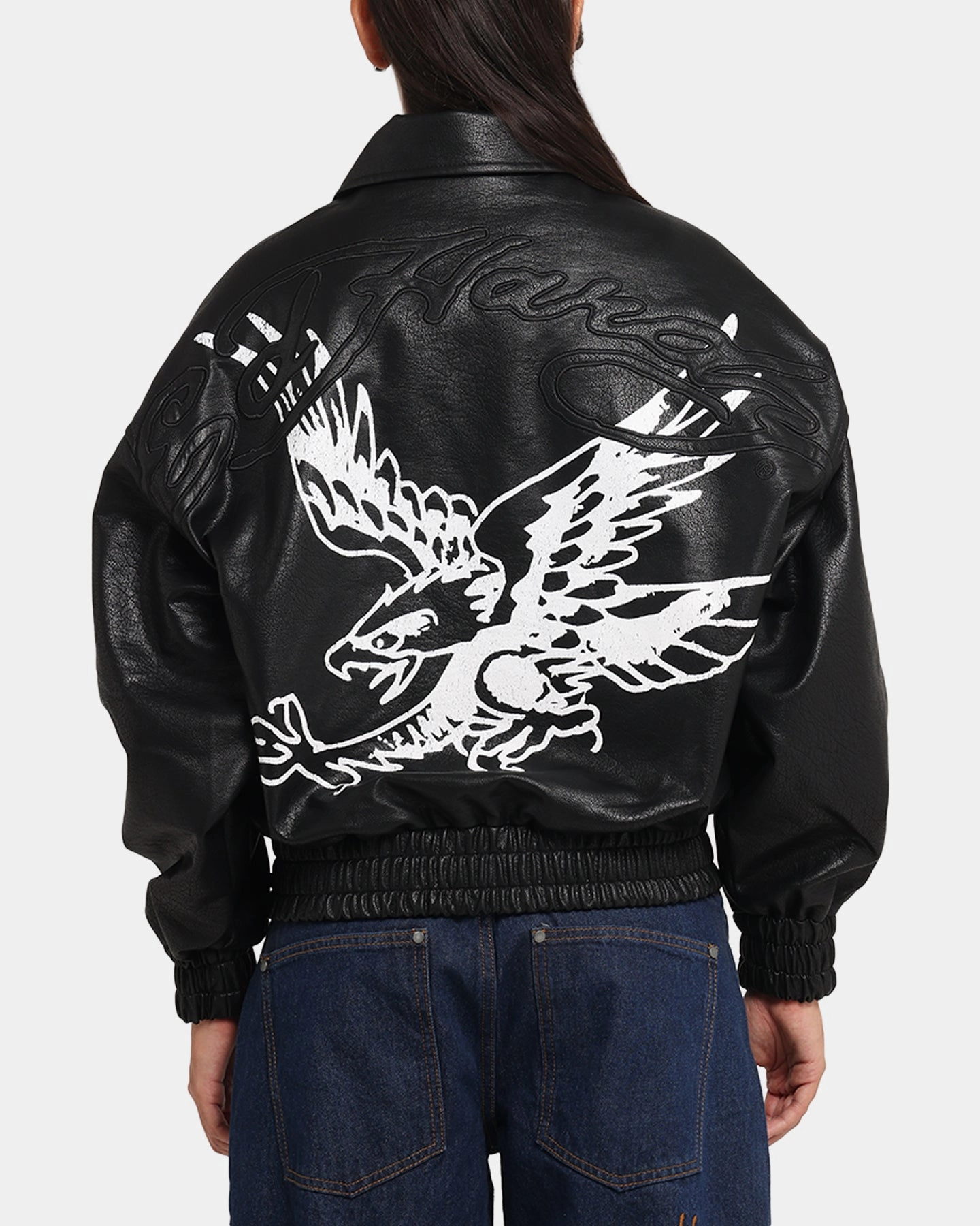 Warm Ed Hardy Eagle Jacket Black