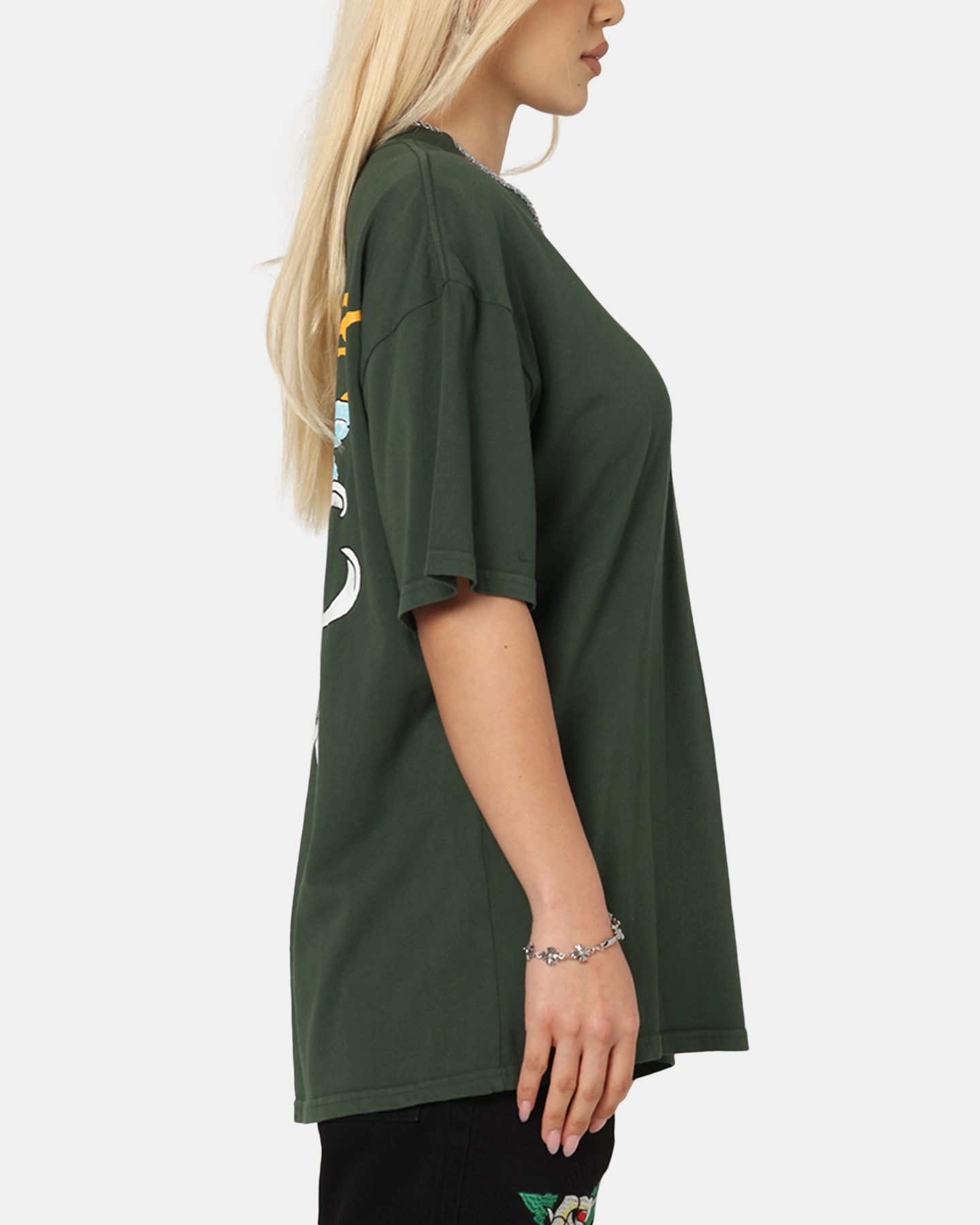 Weekend Look Ed Hardy Golden Bloom T-Shirt Pine Green